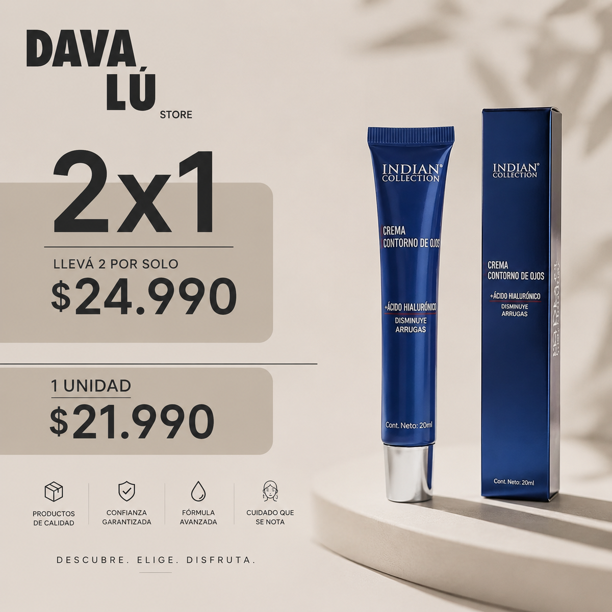 CREMA ANTIOJERAS INDIAN COLLECTION 25ML